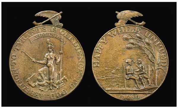 1780 indian peace medal