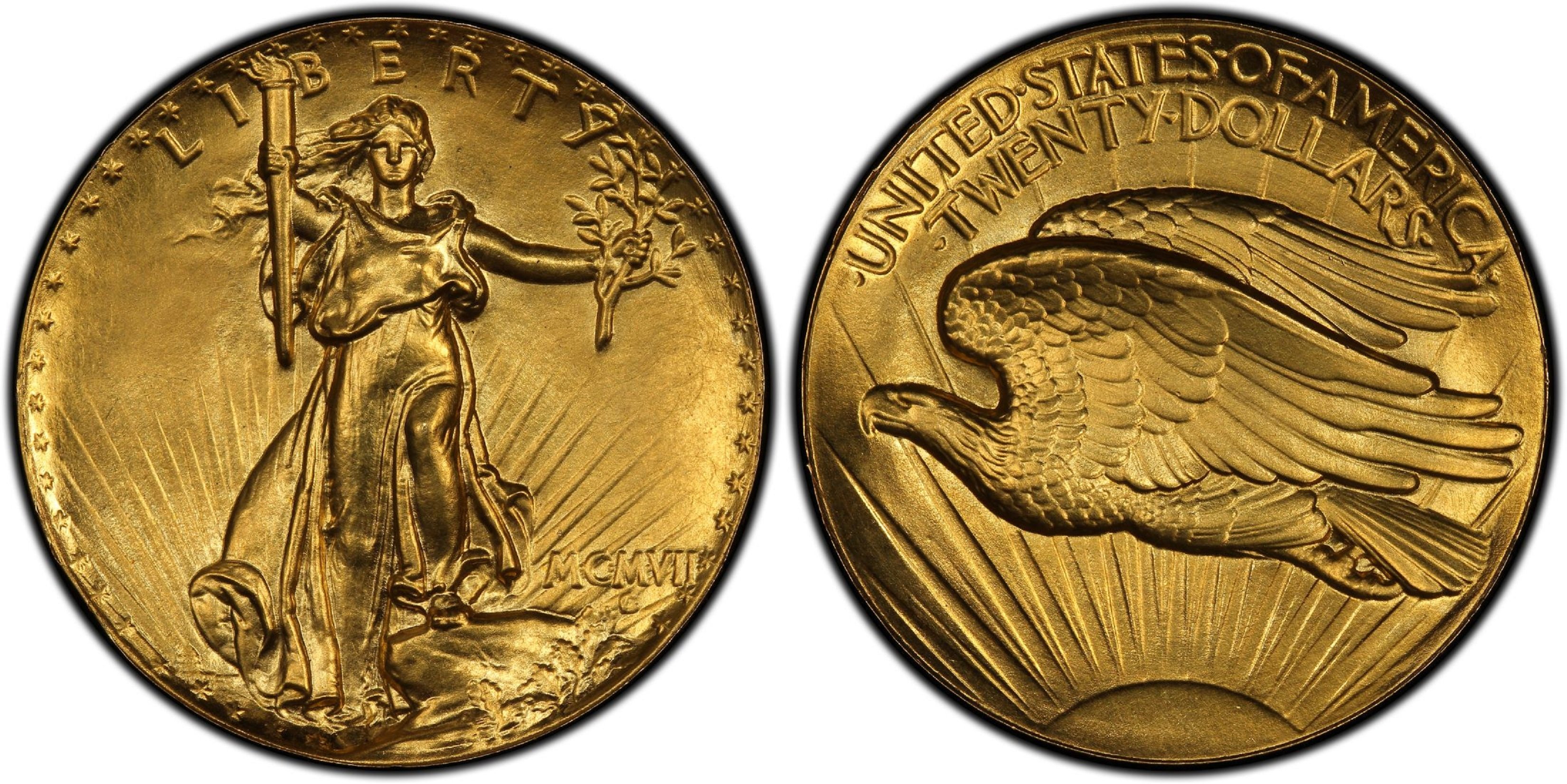 1907 Ultra High Relief double eagle
