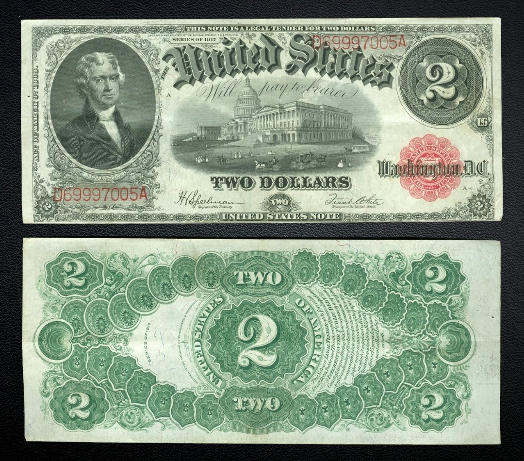 2 dollar united states note