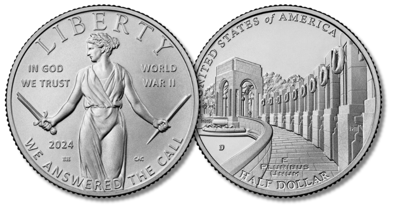 Greatest Generation Half Dollar Clad Coin