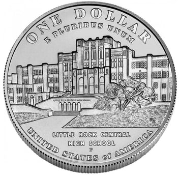 Little Rock Central High School Desegregation Silver Dollar