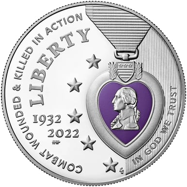 National Purple Heart Hall of Honor Silver Dollar