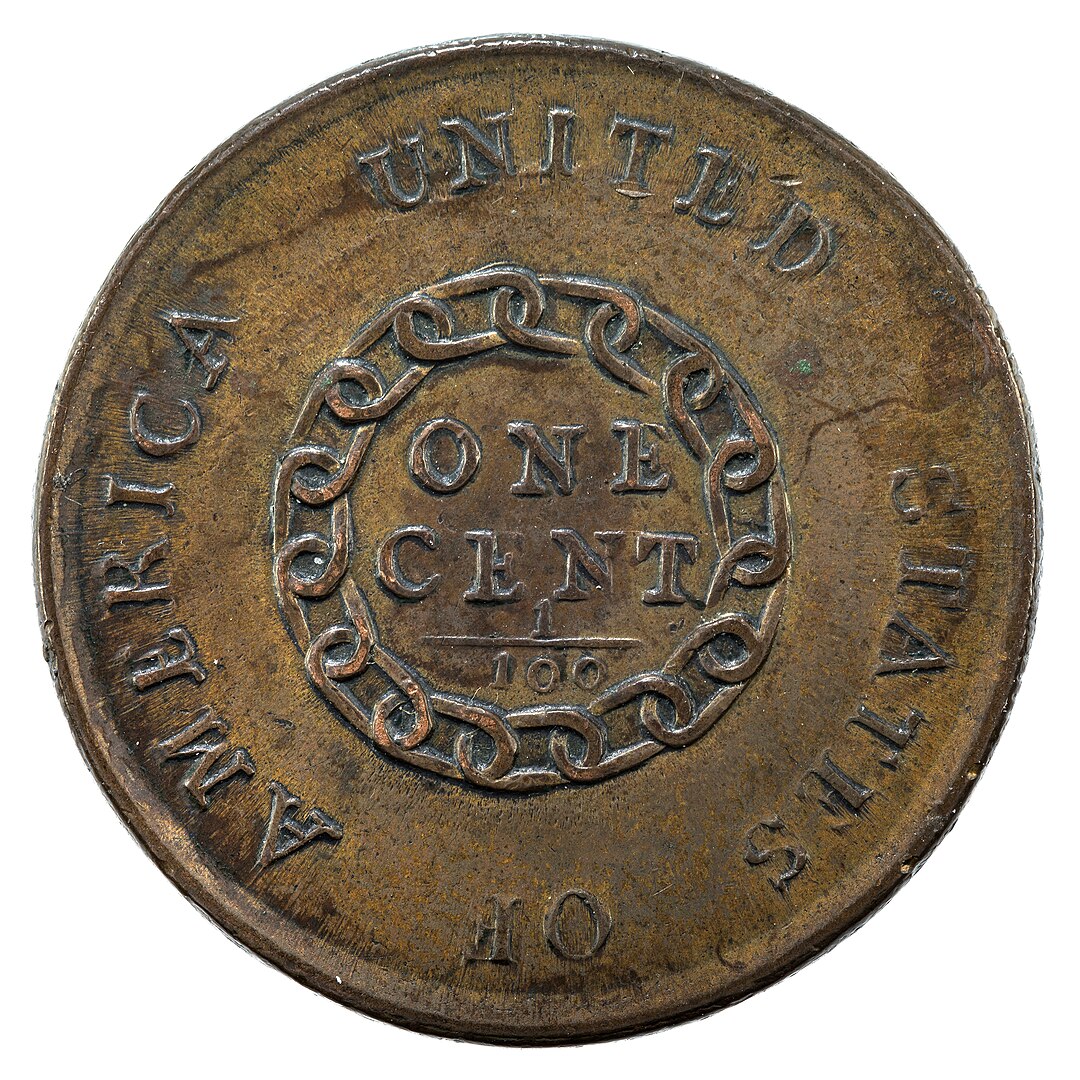 US-1793-1C-Flowing_Hair_Cent_(chain)_(reverse)