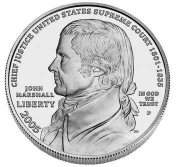 john marshall commemorative