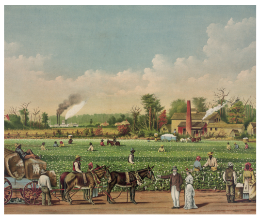 the cotton trade painting